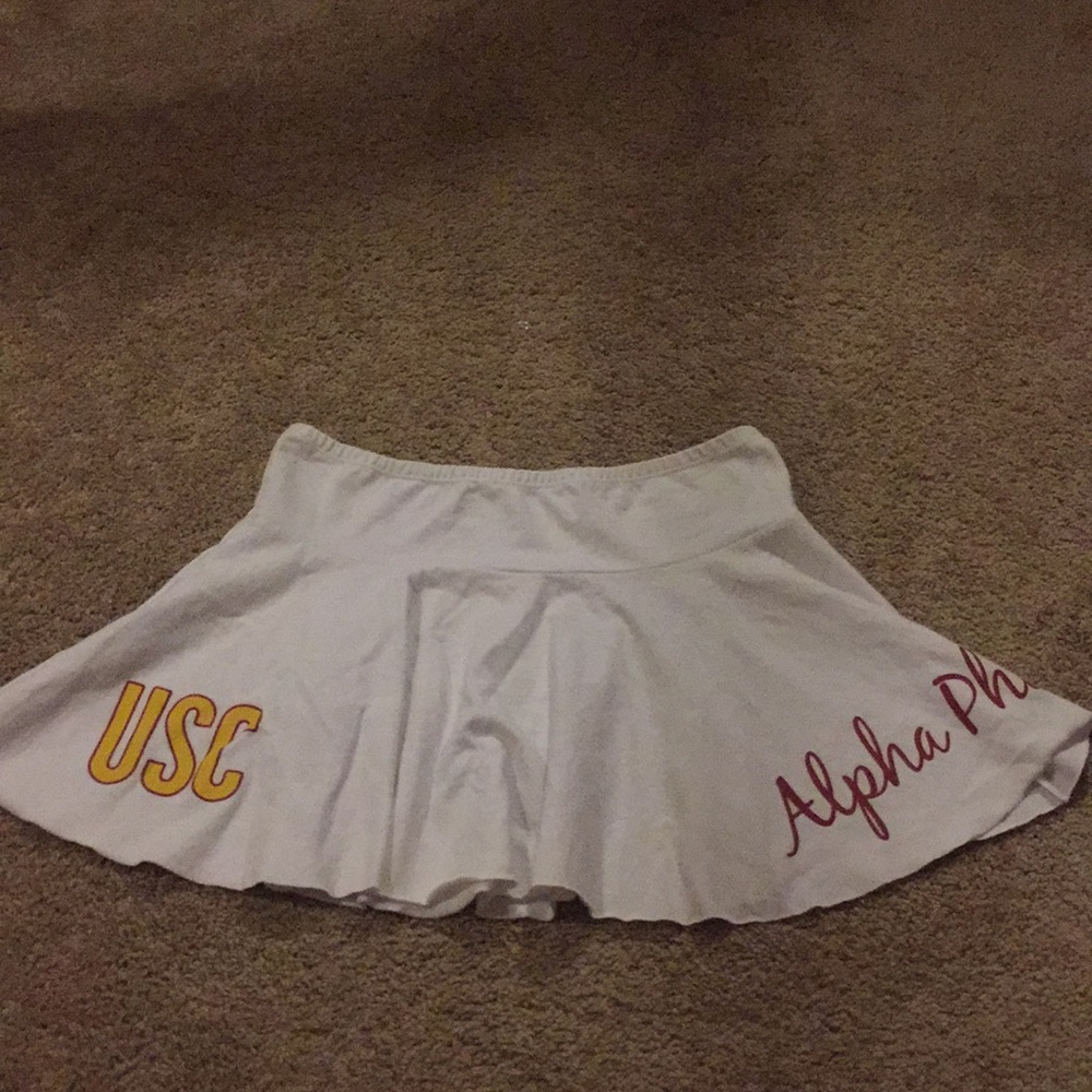 usc alpha phi gameday skirt‎